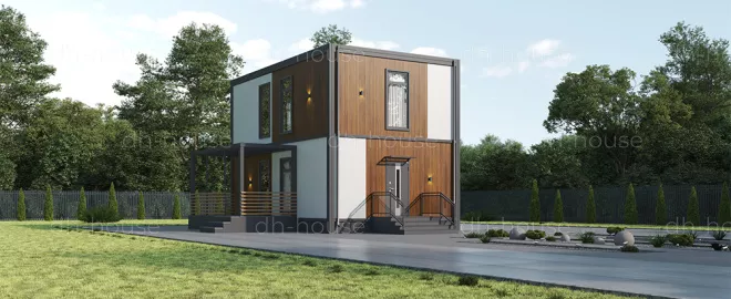 Модульный дом ULTRA 118-2 в Сочи для круглогодичного проживания